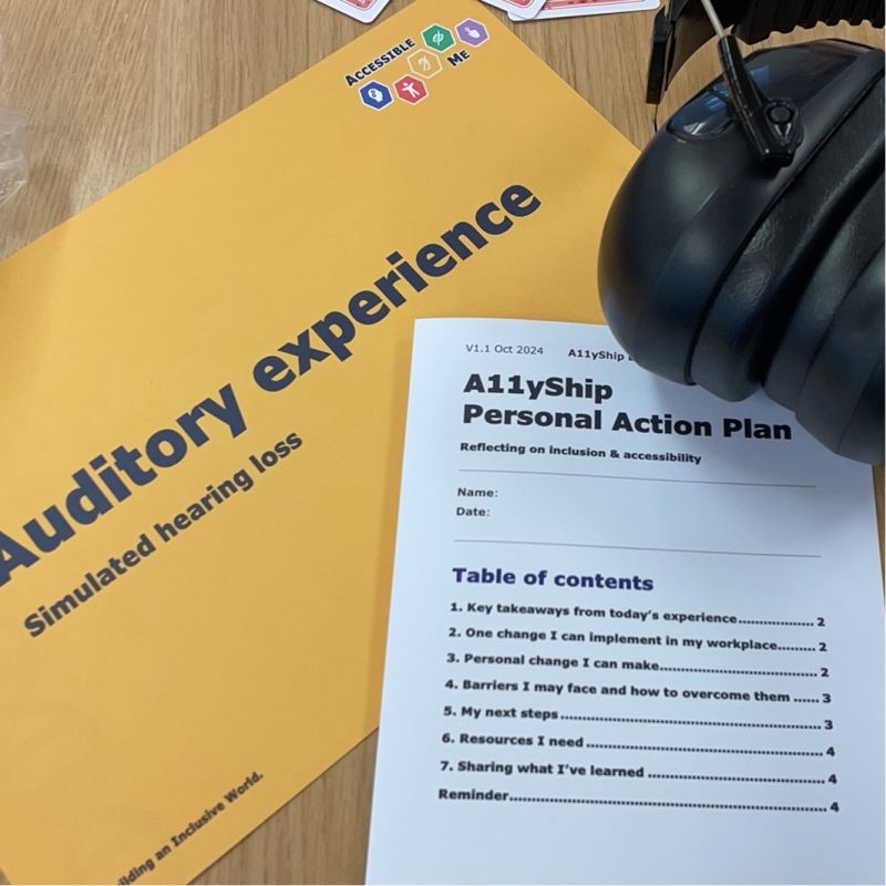 Auditory Experience featuring noise cancelling headphones